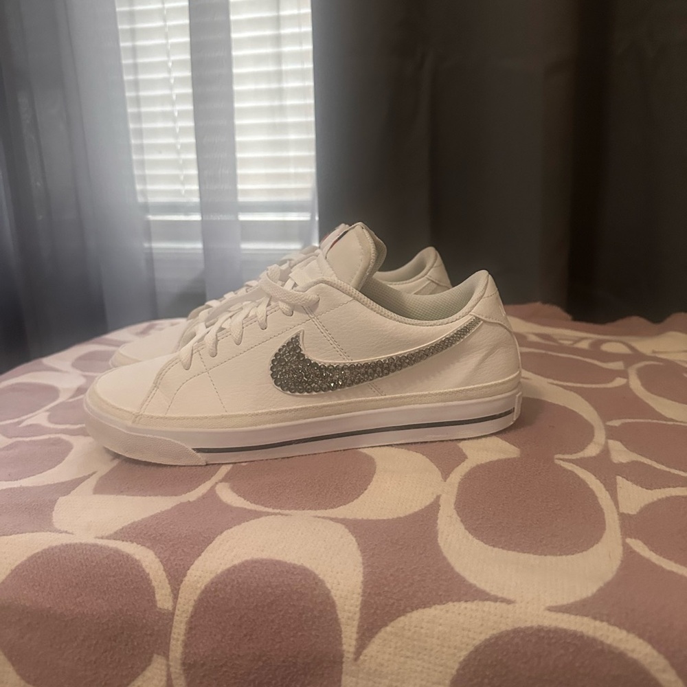 Nike Court Legacy with Swarovski rhinestones